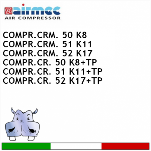 Compressore Airmec monostadio 50 LT