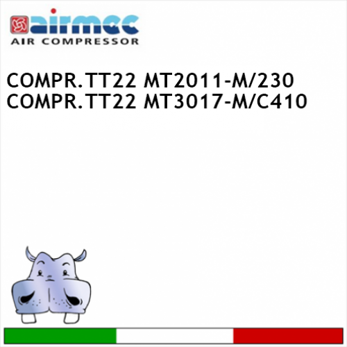 Compressore Airmec portatile doppio-corpo 11+11 LT