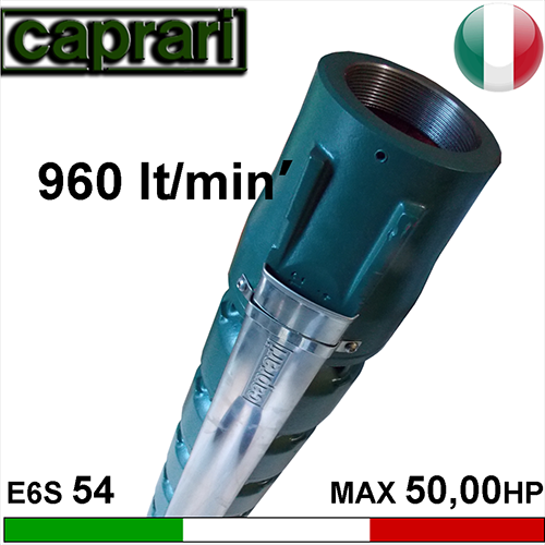 Caprari - Idraulica E6S54 (DA25,00 A 50,00 HP)