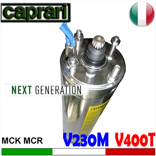Caprari - Motori sommersi MCK, MCR - Versione Non Plus Ultra