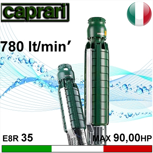 Caprari - Idrauliche sommerse E8R35 (DA_30,00 A 90,00HP)