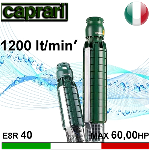 Caprari - Idrauliche sommerse E8R40 (DA_30,00 A 60,00HP)