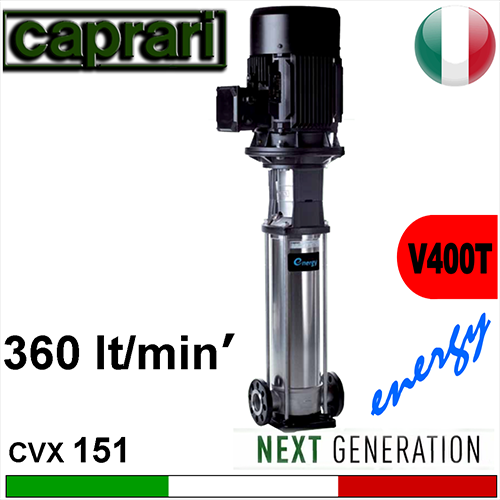 Caprari  - Elettropompa multistadio verticale CVX151 Trifase