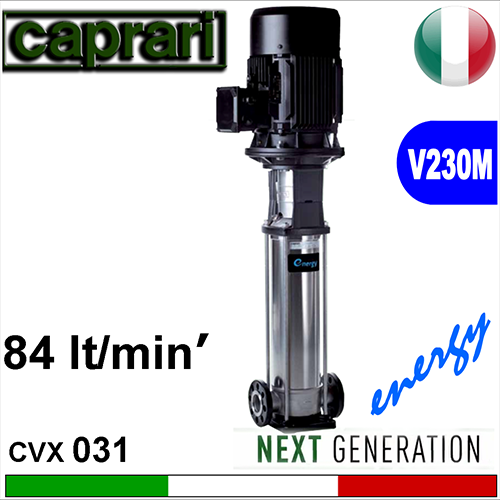 Caprari  - Elettropompa multistadio verticale CVX031 Monofase
