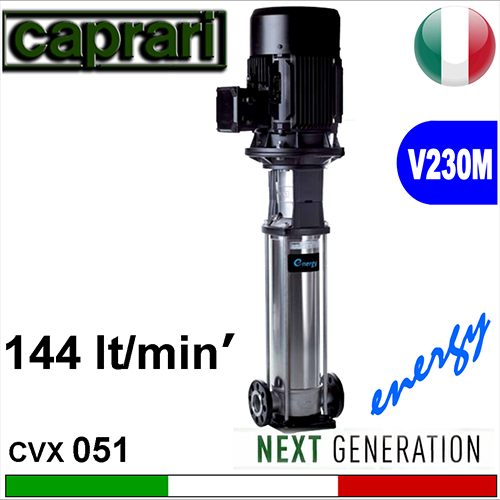 Caprari  - Elettropompa multistadio verticale CVX051 Monofase