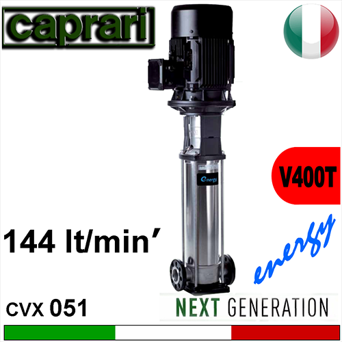 Caprari  - Elettropompa multistadio verticale CVX051 Trifase