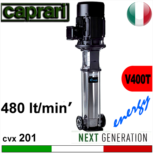 Caprari  - Elettropompa multistadio verticale CVX201 Trifase