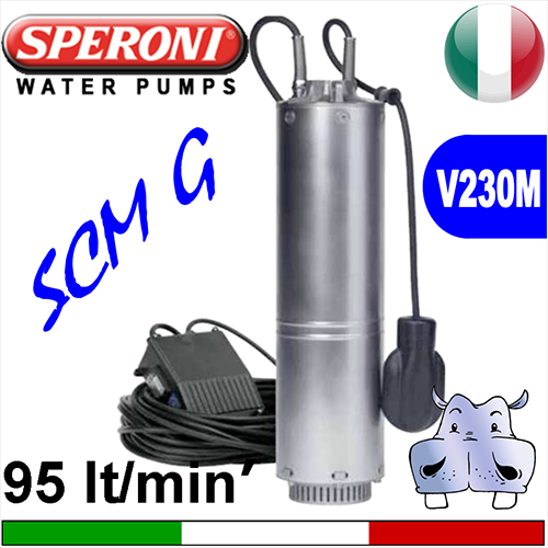 Speroni - Elettropompa Sommersa monoblocco SCM con galleggiante