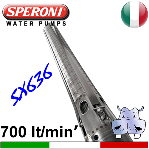 Speroni - Parti Idrauliche pompe sommerse SX636