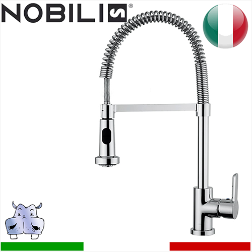 Miscelatore rubinetto monocomando Lavello doccetta Nobili ABC