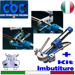 CBC - Curvatubi idraulica portatile OB.85S completa di kit per cartelle e imbutiture