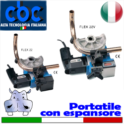 CBC - Curvatubi elettrica con espansore FLEX 22 - FLEX 22 V