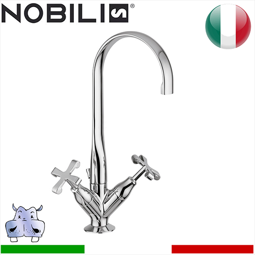 Monoforo lavabo a bocca girevole Nobili CARLOS PRIMERO