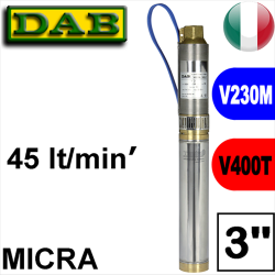 DAB - Sommersa diametro 74mm MICRA