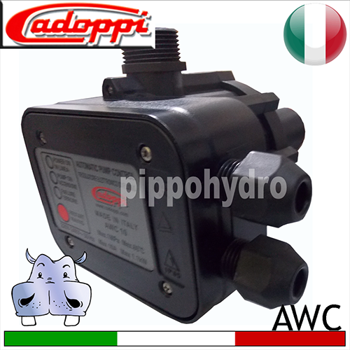 Cadoppi Regolatore di pressione Presscontrol pretarato - applicabile a pompe max 1,5Hp