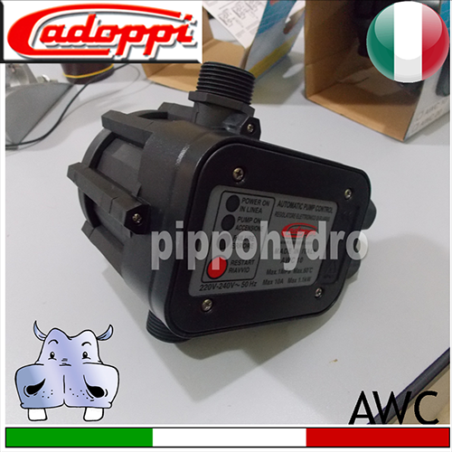 Cadoppi Regolatore di pressione Presscontrol pretarato - applicabile a pompe max 1,5Hp 5