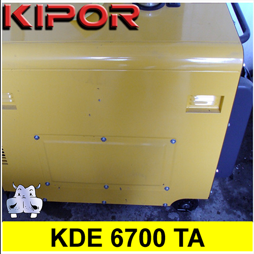 Generatore Gruppo Elettrogeno diesel 4,5KW 4500W KDE 6700TA avviamento  elettrico Kipor - Generatori di corrente