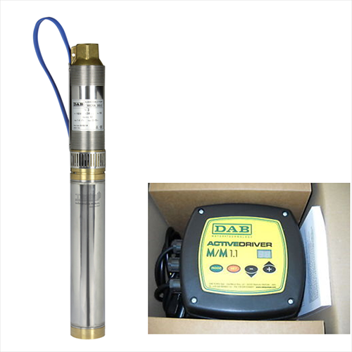 DAB - Sommersa diametro 74mm MICRA.HS 303 completa di inverter ACTIVE DRIVER 2