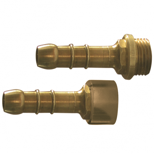 Raccordi In Ottone ABSOPRO - Set Da 5 Pezzi 6mm ID X 1/4 NPT Maschio Per Tubi E Impianti