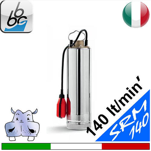 BBC - Elettropompa Sommersa monoblocco SRM 140 con galleggiante