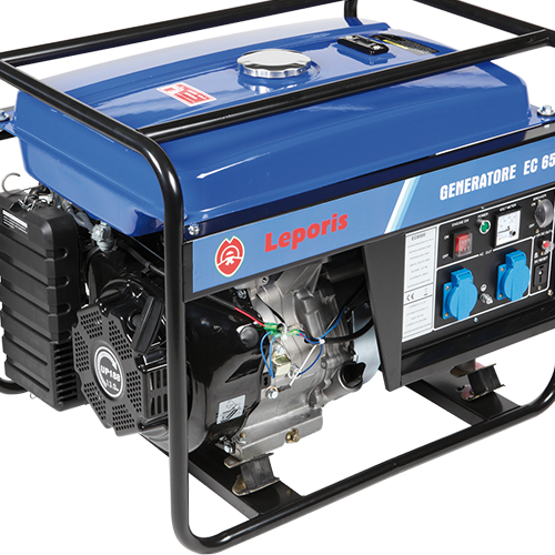 Generatore a benzina, EC 6500 Gruppo Elettrogeno 5KW 5000W avviamento elettrico o manuale, autonomia 10 ore 2