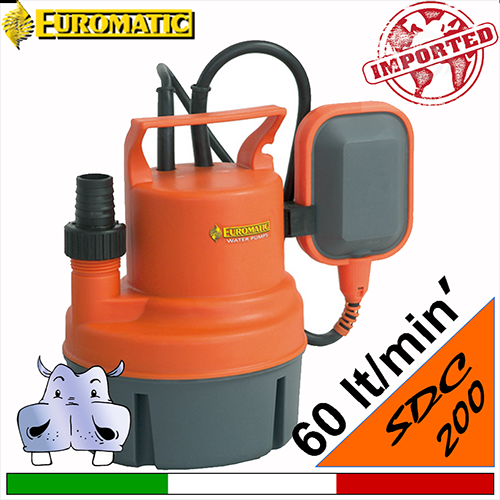 EUROMATIC Elettropompa sommersa per drenaggio SDC 200