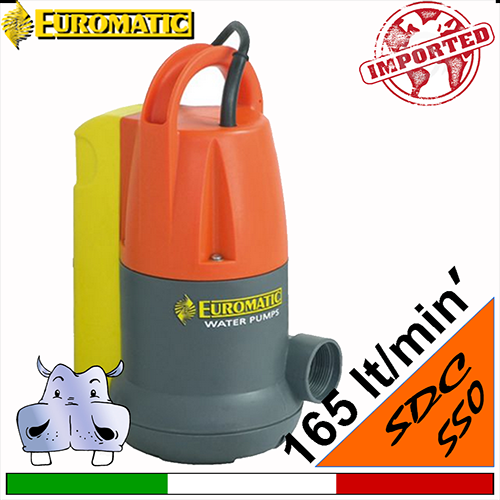 EUROMATIC Elettropompa sommersa per drenaggio SDC 550 G