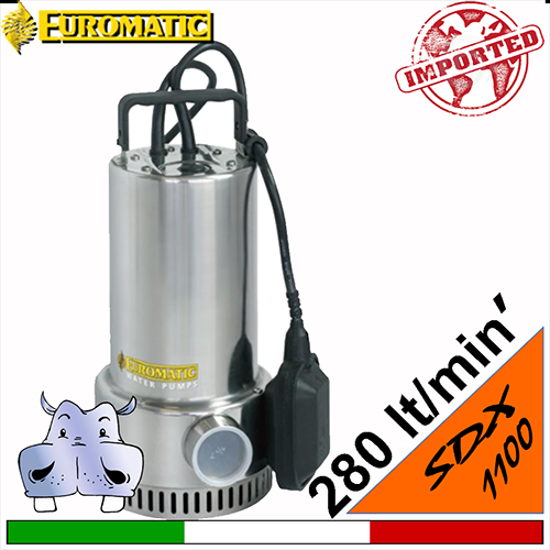 EUROMATIC Elettropompa sommersa per drenaggio SDX 1100