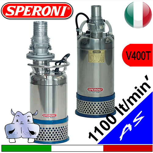 Speroni Elettropompa sommersa per drenaggio AS (versione solo trifase)