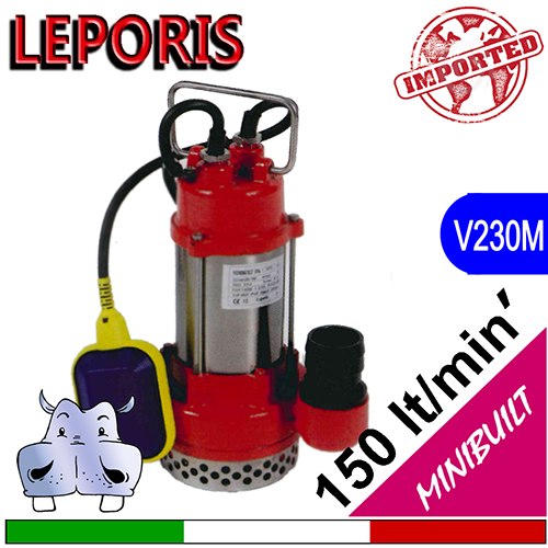 Leporis Elettropompa sommersa per drenaggio MINIBUILT