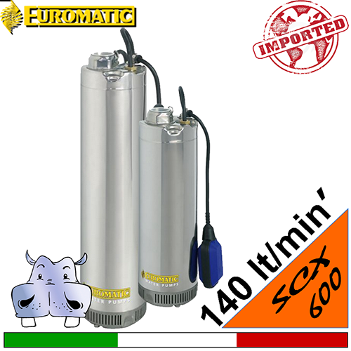 Euromatic Elettropompa sommersa monoblocco SCX 600