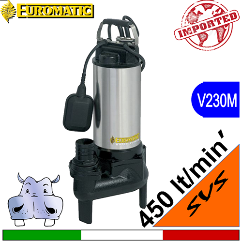 EUROMATIC Elettropompa sommersa per fognature SVS