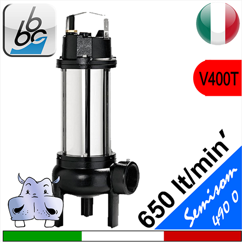BBC Elettropompa sommersa per fognatura SEMISOM 490.0