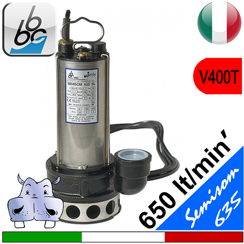 BBC Elettropompa sommersa per fognatura SEMISOM 635