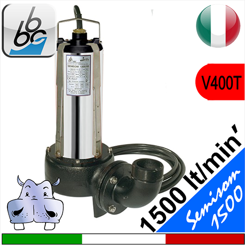 BBC Elettropompa sommersa per fognatura SEMISOM 1500.65