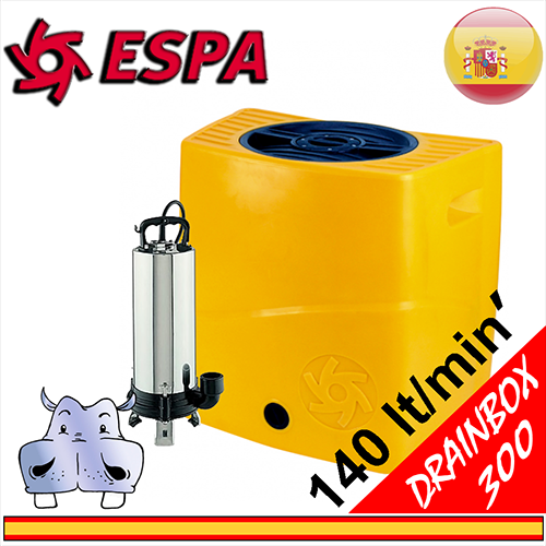 Espa - Stazione di sollevamento Drainbox completa di sommersa VIGICOR 150