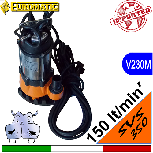 EUROMATIC Elettropompa sommersa per fognature SVS 350.S