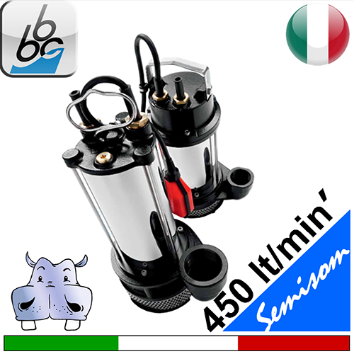 BBC Elettropompa sommersa per drenaggio SEMISOM corrente continua 24V