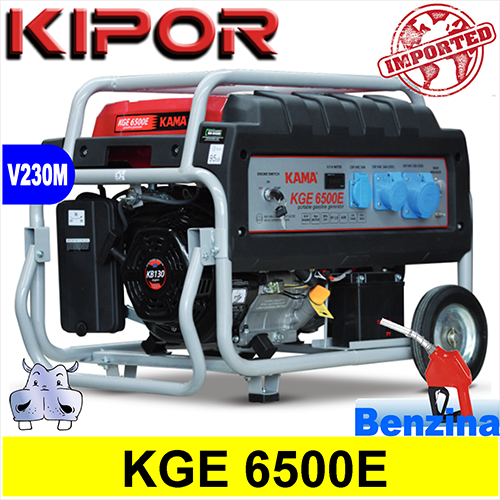 Generatore Gruppo Elettrogeno a benzina 4,32KW 4320W KGE6500EM avviamento elettrico