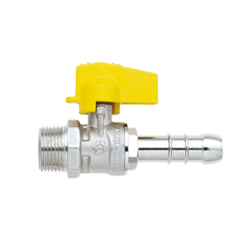 Rubinetto a sfera leva corta maschio dritto EASY Fiv per gas 2