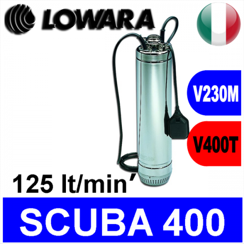 Lowara - Sommersa monoblocco SC400CG - versione monofase completa di galleggiante 2