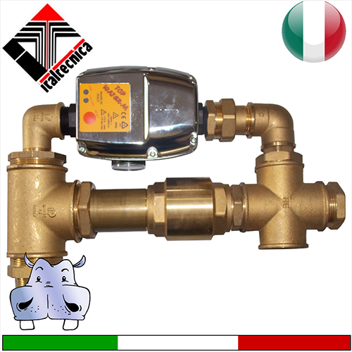 Italtecnica Regolatore di pressione Presscontrol TopWater - pressione di ripartenza pompa regolabile da 1Bar a 3Bar - applicabile a pompe max 2Hp - portata aumentata