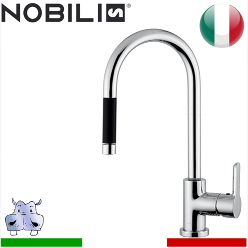 Miscelatore rubinetto monocomando Lavello doccia estraibile Nobili ABC
