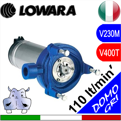 Lowara Sommersa triturante DOMO GRI11 SG - DOMO GRI15 SG modelli M (monofase)   T (trifase)