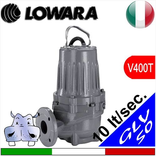 LOWARA Sommersa per fognature GLV50 (V400T) girante vortex