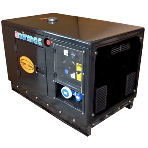Generatore Gruppo Elettrogeno a diesel HS6500SS 6KVA monofase e monotrifase avviamento elettrico 2