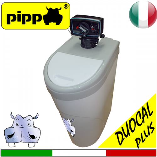 Addolcitore anticalcare residenziale per acqua DUOCAL.PLUS completo di by-pass