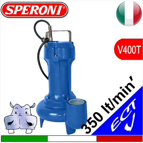 SPERONI Elettropompe sommerse per fognatura ECT100 V trifase