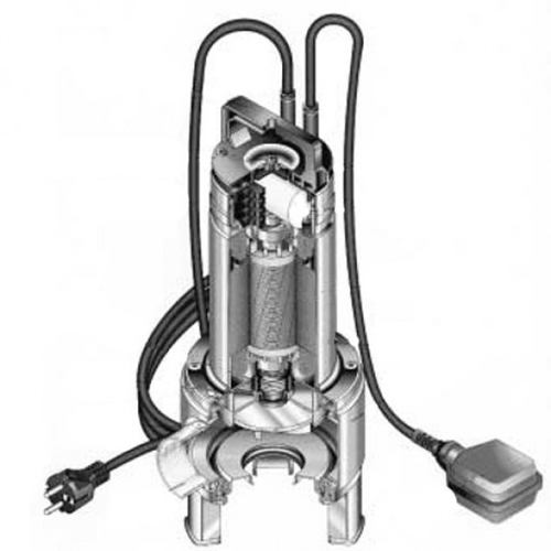 LOWARA Elettropompa Sommersa per fognature DOMOVX, girante vortex,  completa di galleggiante elettrico premontato 5