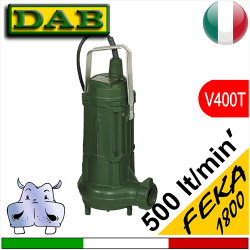 Dab Elettropompa sommersa per fognature Feka 1800 (V400T)
